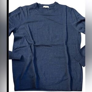 Reiss Navy Long Sleeve Tee